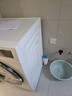三星（SAMSUNG）AI神5系 滚筒单洗 10KG超薄大筒径全自动滚筒AI泡泡净蒸汽除菌 白 WW10DG5U24AWSC 实拍图