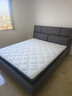 慕思（de RUCCI） 慕思 床 布艺床双人床实木框架婚床主卧床棉麻布艺大床 内嵌款(深灰色)+155床垫 1800*2000 实拍图