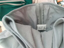 京东京造摇粒绒外套防静电抓绒衣保暖卫衣夹克男女同款T恤打底 浅灰色 XL 实拍图