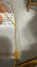 周六福18K金项链女肖邦链 彩金项链素链新年生日礼物 黄18K约0.8g-45cm 实拍图