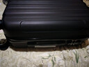 鹃羚次日达行李箱拉杆箱旅行箱大容量皮箱子密码箱结实耐用时尚商务 黑色【当/次日达】 20英寸 可登机 实拍图