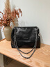 viney牛皮包包女包休闲流浪包轻奢斜挎链条包送生日情人节礼物女朋友 实拍图