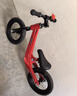 飞鸽儿童平衡车1-3-6岁男女小孩滑行无脚踏自行车宝宝两轮滑步车礼物 12寸镁合金一体充气轮【中国红】 实拍图