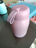 【京东物流送货上门】萌萌兔卡通水杯女牛奶玻璃杯创意便携杯子 粉色萌萌兔 330ml 1只 实拍图