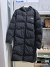 李宁羽毛球男女同款棉衣秋冬休闲长款外套过膝连帽加厚防风运动棉服 37黑色【男女同款】 M 实拍图