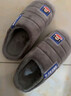 大嘴猴（paul frank）棉拖鞋男士秋冬季室内家居拖鞋毛绒保暖厚底棉鞋男款深灰290PF607 实拍图