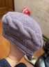 罗蒙毛线帽子女士秋冬季加绒加厚护耳保暖防风防寒送长辈妈妈针织帽 实拍图