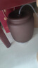 茗泥堂（MINGNITANG） 宜兴原矿紫砂水缸储水罐带水龙头/抽水上水器陶瓷净水缸家用水缸 10升牡丹水缸 抽水款 实拍图