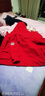 雪中飞（SNOWFLYING）儿童羽绒服【加厚】男童中大童工装风女童中长款冬季保暖外套 红色 130 实拍图