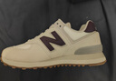 NEW BALANCE NB574官方休闲鞋女鞋复古舒适秋冬透气网鞋礼物轻便百搭运动鞋 米白色 WL574RCF 36.5 (脚长23cm)尺码详询客服 实拍图
