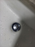 潜水艇（Submarine）洗手盆漏水塞洗脸盆下水器洗手池塞子按压式弹跳芯防臭过滤器京 【银色】黄铜弹跳水塞(小盖) 实拍图