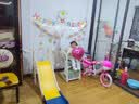 鑫旺彤自行车儿童3-6-10岁单车男女童轻便脚踏车辅助轮5岁女孩车公主车 红升级折叠白胎【悍马轮+护栏】 14寸 适合身高95-115cm 实拍图