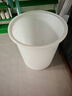 法欧诺牛筋大水桶塑料桶加厚大容量家用带盖圆桶储水桶酿酒发酵桶叉车桶 200L牛筋圆桶730*750*725白色 实拍图