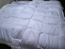富安娜 舒暖 纤维被子冬季被芯 双人磨毛冬厚被 约7斤 230*229cm 白色 实拍图