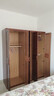 木缇森中式胡桃木实木衣柜卧室大容量储物挂衣收纳柜现代简易出租屋衣橱 五门衣柜 实拍图