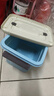 塑料收纳箱家用加大容量整理储物箱子多功能装衣服玩具收纳盒 北欧蓝专享 24*18*14cm 【不带轮】 实拍图