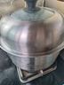 九阳（Joyoung）蒸锅不锈钢蒸锅家用炖汤蒸馒头包子鱼三层大容量汤锅28cm 实拍图