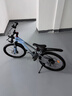 凤凰山地自行车男女变速山地车碟刹青少年儿童自行车学生单车 星际 蓝灰【变速+辐条轮】 22寸【适合130-170cm】 实拍图