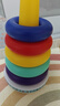 MKBIBI叠叠乐婴儿套圈玩具早教不倒翁彩虹套圈环积木1-3岁生日礼物 实拍图