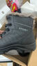 全洲狼 雪地靴男冬季新款东北棉鞋男大码抗寒防水加绒保暖轻便防滑靴子 黑色棉鞋-升级版 加绒 42 (260mm) 实拍图