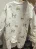 童泰（TONGTAI）婴儿连体秋冬宝宝保暖衣服夹棉哈衣爬服绿色90cm 实拍图