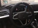 大众方向盘套朗逸帕萨特速腾探岳迈腾途观L宝来途岳ID3高尔夫真皮 D型超薄款【黑色线】带车标 实拍图