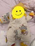 舒贝怡婴儿衣服新生儿连体衣哈衣夹棉周岁衣服满月宝宝爬爬服 66CM 实拍图