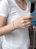中国黄金（CHINA GOLD）黄金手链女足金凤尾手链素金首饰七夕情人节生日礼物送女友老婆 【京速达】凤尾手链 约1.7g 实拍图