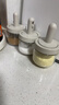 小熊调料罐3件套 调味盒调料瓶套装厨房盐罐勺盖一体调味盒玻璃收纳盒 实拍图