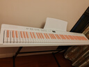 贝琪（Betsy）B170电子琴88键成人初学者宿舍便携折叠电钢琴新手入门电子钢琴 B170【标准款】白色粉键+一年教学 套餐四：标配+琴包+Z型琴架 实拍图