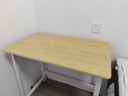 舒客艺家 电脑桌台式小户型小桌子家用学习桌写字办公书桌电竞长条桌子 木纹白架单桌80*50*74 加固电脑桌 实拍图
