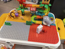 费乐（FEELO）兼容乐高大颗粒儿童拼装玩具新年礼物生日积木桌星桌124粒滑道 实拍图