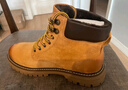 骆驼（CAMEL）【王俊凯同款】马丁靴男鞋冬季新款高帮大黄靴女户外工装登山靴子 G122W7757TR 金黄色 (绒里) 41 实拍图