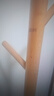 稳纳 衣帽架 衣架落地 实木挂衣架 阳台卧室衣服架  原木色三脚款3176 实拍图