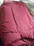 波司登（BOSIDENG）冬羽绒服女士中长款休闲时尚加厚90绒连帽百搭外套 醇酒红|1856 3XL 185/104A 体重约160斤-180斤 实拍图