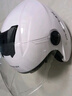 凤凰（Phoenix）新国标A类3C认证电动车摩托车头盔双镜片防雾防风保暖亮白 男女四季通用电瓶车3/4半盔冬季安全帽 实拍图