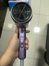 奥克斯（AUX）吹风机家用负离子蓝光护发电吹风 大风力速干恒温护发吹风筒1800W大功率电吹风机炫光紫 实拍图