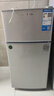 华宝小冰箱小型家用出租房用冷藏冷冻两用一级能效节能省电迷你宿舍寝室办公室二门电冰箱 【一级能效】76L银色【三天不到一度电】 实拍图