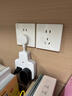 公牛（BULL）柔性转换插头/品字形一转四插座/无线转换插座/电源转换器 适用于卧室、厨房 4位分控 GN-97223 实拍图