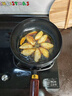 奥特优（AOTEYOU）大肚锅铁锅无涂层已开锅家用炒菜锅老式精铁不粘炒锅电磁燃气灶用 实拍图