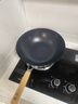 三禾炒锅无涂层钛铁不粘锅炒菜锅钛铁炒锅氮化防锈有钛铁锅平底32cm 实拍图