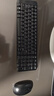 罗技（Logitech）MK220 键鼠套装 无线键鼠套装 办公键鼠套装  多媒体键鼠套装 带无线2.4G接收器 黑色 实拍图