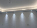 雷士（NVC）LED射灯家用嵌入式背景墙洗墙小山丘铝材白色7瓦记忆三色显色Ra98 实拍图
