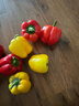 彩椒五彩甜椒水果圆椒不辣太空椒灯笼椒新鲜可即食减脂蔬菜 彩椒红+黄2斤 实拍图
