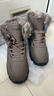 全洲狼 雪地靴男冬季新款东北棉鞋男大码抗寒防水加绒保暖轻便防滑靴子 棕色棉鞋-升级版 加绒 42 (260mm) 实拍图