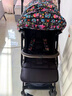 B-BEKO婴儿推车可坐可躺轻便折叠可上飞机0-4岁高景观减震婴儿车新生儿 [小恶魔]推车+灰色提篮 实拍图