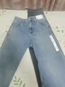 优衣库女装男装宽松廓形牛仔裤/弯刀镰刀裤子479000 482280 479000/67海蓝色 27 /160/68A 实拍图