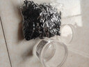 美肤语一次性皮筋头绳黑色【加宽500根】高弹橡皮筋发绳发圈MF8040 实拍图