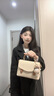 CinvaiKrose【吴倩同款】包包女包2025新款单肩斜挎包剑桥手提包生日新年礼物 米色【送女友老婆女生礼物走心实用】 实拍图