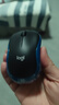 罗技（Logitech）M185鼠标 无线鼠标 办公鼠标 对称鼠标 黑色蓝边 带无线2.4G接收器 实拍图